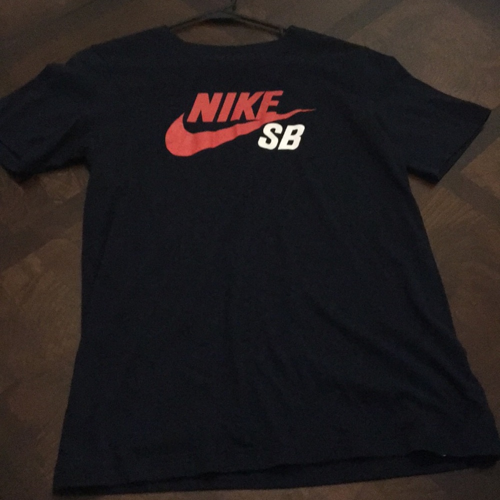 Black and red Nike shirt